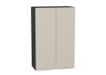 Шкаф верхний Фьюжн 600Н Cream Silk / Graphite