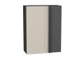 Шкаф верхний прямой угловой Фьюжн 700Н Cream Silk / Graphite