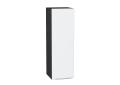 Шкаф верхний Фьюжн 300Н Silky White / Graphite