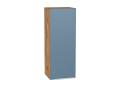 Шкаф верхний Фьюжн 350Н Silky Blue / Дуб Вотан
