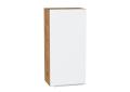 Шкаф верхний Фьюжн 450Н Silky White / Дуб Вотан