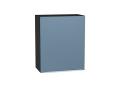Шкаф верхний Фьюжн 600М Silky Blue / Graphite