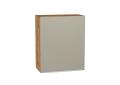 Шкаф верхний Фьюжн 600М Silky Grey / Дуб Вотан