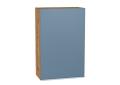Шкаф верхний Фьюжн 600МН Silky Blue / Дуб Вотан