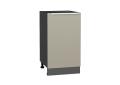 Шкаф нижний Фьюжн 450 Silky Grey / Graphite
