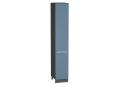 Шкаф пенал Фьюжн 400Н (для верхних шкафов 920) Silky Blue / Graphite