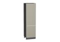 Шкаф пенал Фьюжн 600 (для верхних шкафов 720) Silky Grey / Graphite