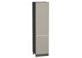 Шкаф пенал Фьюжн 600Н (для верхних шкафов 920) Silky Grey / Graphite