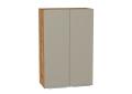 Шкаф верхний Фьюжн 600Н Silky Grey / Дуб Вотан