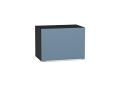 Шкаф верхний горизонтальный Фьюжн 500 Silky Blue / Graphite