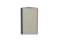 Шкаф верхний торцевой Фьюжн 300 Silky Grey / Graphite