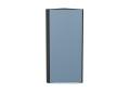 Шкаф верхний торцевой Фьюжн 300Н Silky Blue / Graphite