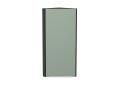 Шкаф верхний торцевой Фьюжн 300Н Silky Mint / Graphite