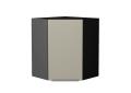 Шкаф верхний угловой Фьюжн 590 Silky Grey / Graphite