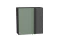 Шкаф верхний прямой угловой Фьюжн 700 Silky Mint / Graphite