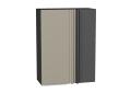 Шкаф верхний прямой угловой Фьюжн 700Н Silky Grey / Graphite