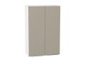 Шкаф верхний Фьюжн 600Н Silky Grey / Белый