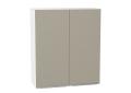 Шкаф верхний Фьюжн 800Н Silky Grey / Белый