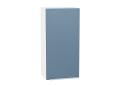 Шкаф верхний Фьюжн 400Н Silky Blue / Белый
