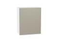 Шкаф верхний Фьюжн 600М Silky Grey / Белый