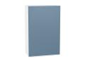 Шкаф верхний Фьюжн 600МН Silky Blue / Белый