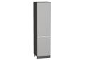 Шкаф пенал с 2-мя дверцами Фьюжн 600Н Silky Light Grey / Graphite