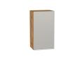Шкаф верхний Фьюжн 400 Silky Light Grey / Дуб Вотан