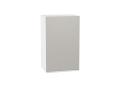 Шкаф верхний Фьюжн 450 Silky Light Grey / Белый