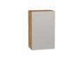 Шкаф верхний Фьюжн 450 Silky Light Grey / Дуб Вотан