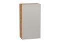 Шкаф верхний Фьюжн 500Н Silky Light Grey / Дуб Вотан