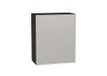 Шкаф верхний Фьюжн 600М Silky Light Grey / Graphite
