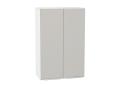 Шкаф верхний Фьюжн 600Н Silky Light Grey / Белый