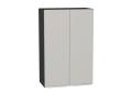 Шкаф верхний Фьюжн 600Н Silky Light Grey / Graphite