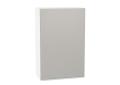 Шкаф верхний Фьюжн 600МН Silky Light Grey / Белый