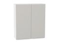 Шкаф верхний Фьюжн 800Н Silky Light Grey / Белый