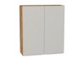Шкаф верхний Фьюжн 800Н Silky Light Grey / Дуб Вотан