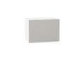 Шкаф верхний горизонтальный Фьюжн 500 Silky Light Grey / Белый