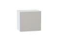 Шкаф верхний горизонтальный Фьюжн 500Н Silky Light Grey / Белый