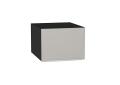 Шкаф верхний горизонтальный с увеличенной глубиной Фьюжн 510 Silky Light Grey / Graphite