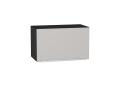 Шкаф верхний горизонтальный Фьюжн 600 Silky Light Grey / Graphite