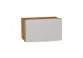 Шкаф верхний горизонтальный Фьюжн 600 Silky Light Grey / Дуб Вотан