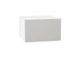 Шкаф верхний горизонтальный с увеличенной глубиной Фьюжн 610 Silky Light Grey / Белый
