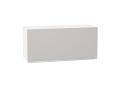 Шкаф верхний горизонтальный Фьюжн 800 Silky Light Grey / Белый
