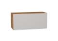 Шкаф верхний горизонтальный Фьюжн 800 Silky Light Grey / Дуб Вотан