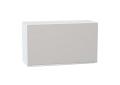 Шкаф верхний горизонтальный Фьюжн 800Н Silky Light Grey / Белый