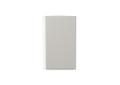 Шкаф верхний торцевой Фьюжн 300 Silky Light Grey / Белый