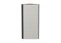 Шкаф верхний торцевой Фьюжн 300Н Silky Light Grey / Graphite