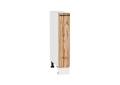 Нижняя бутылочница Флэт 150 Wotan Oak 2S / Белый