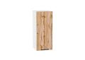 Шкаф верхний Флэт 300 Wotan Oak 2S / Белый