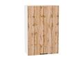 Шкаф верхний Флэт 600МН Wotan Oak 2S / Белый